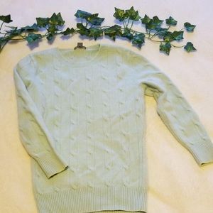 Mint green sweater